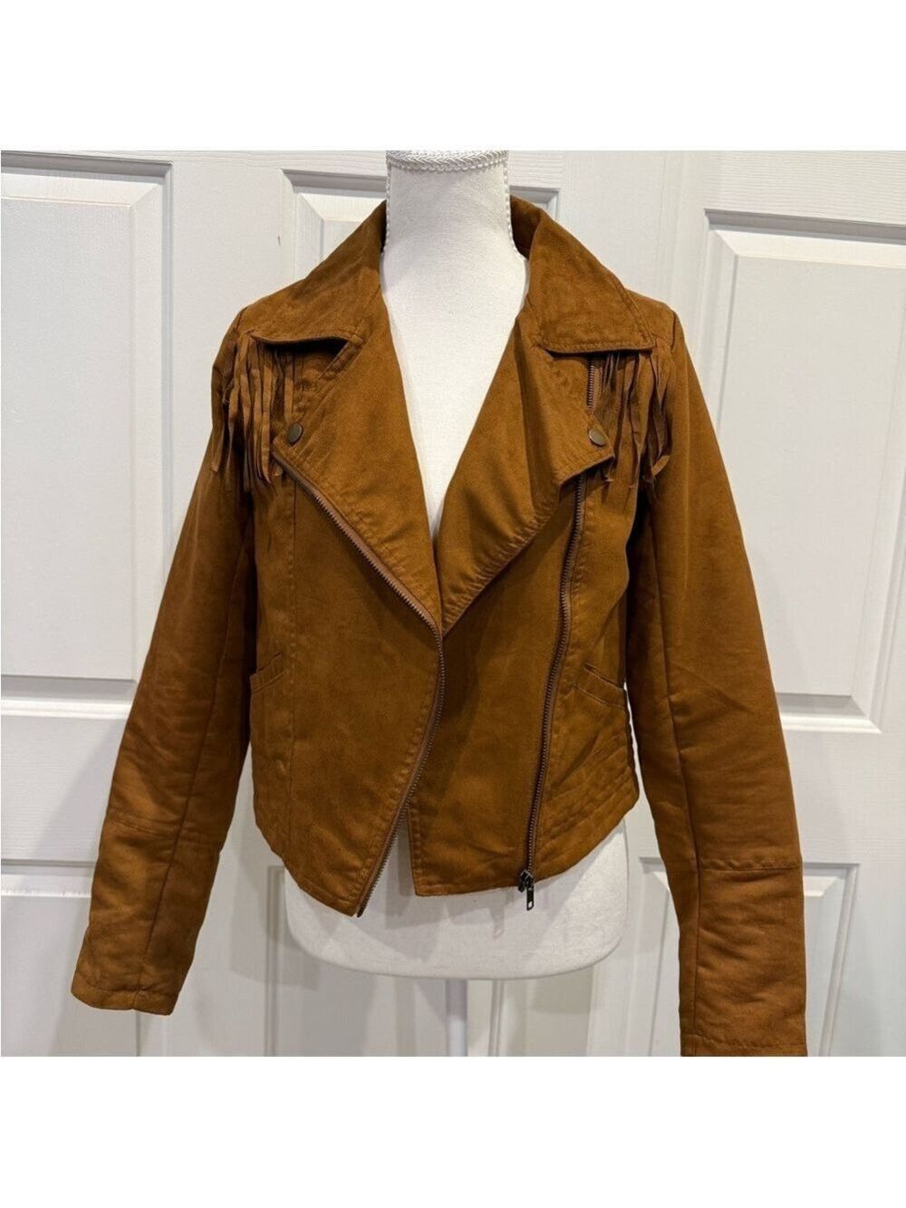 BSweet Faux Suede Fringe Moto Jacket
Size Small - Picture 2 of 13